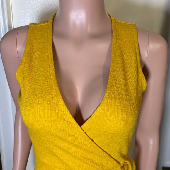 MADEWELL Women’s Yellow Sheath Mini Dress - Picture 5 of 13